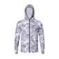 Sista 1 veckan köp 2 få 1 gratis!⌛Utomhus Solskydd Camouflage Hooded Långärmad Jacka med hel dragkedja