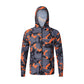Sista 1 veckan köp 2 få 1 gratis!⌛Utomhus Solskydd Camouflage Hooded Långärmad Jacka med hel dragkedja
