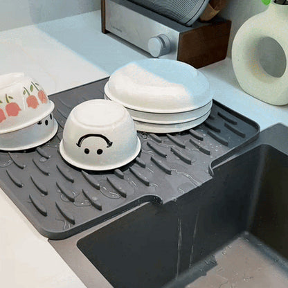 🎁Köp 2 få 1 gratis🍽️ Silikonmatta för Disk & Avrinning – Snabb Dränering, Halkskydd & Värmeskydd