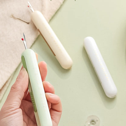 🧵 2-i-1 Nålträdare & Sprättare – Enklare Sömnad och Snabba Reparationer ✂️