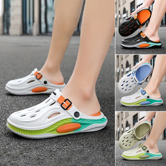 🔥Clashing Colours Sandaler med tjock botten och halkfri botten - Herr & Dam