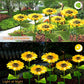 🌞 Solros Solenergidriven Trädgårdslykta – LED-belysning & Realistisk Design ✨