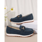 ⌛Reducerad med 69% 🔥🥿✨Casual Loafers med tjock sula och ovandel i fuskmocka skor