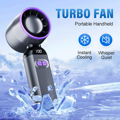 Bärbar handhållen turbofläkt
