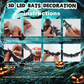 🦇 50 % RABATT NU! 👻 Halloween 3D Fladdermus LED Väggdekoration – Lys Upp Ditt Hem Med Kuslig Stämning ✨