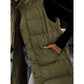 🔥Tidsbegränsat erbjudande: 62 % rabatt!🔥 Women's Long Puffer Vest | Quilted Hood & Button Closure ❄️
