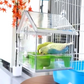 🐦🛁 50 % RABATT! 2-i-1 Hängande Foderautomat & Bad för Papegojor – Mata & Låt Fågeln Bada Enklare ✨