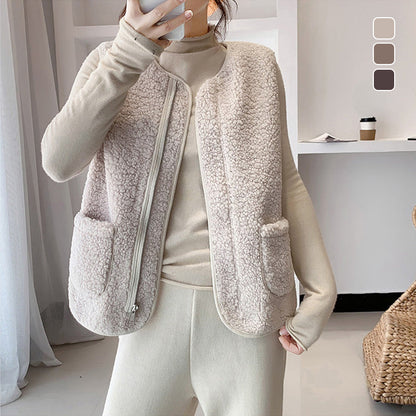 50 % rabatt🌟 [Bästa Presenten För Henne]🎀♥ Damernas Fusk Cashmere Väst