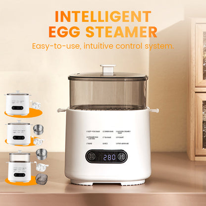 🎁🥚 2026 NY DESIGN – 50 % RABATT! ✨ Mini Multifunktionell Äggkokare med Smart Touchpanel – Enkel Frukost med Ett Tryck 🍳