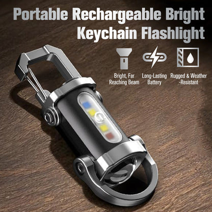 🔦⚡ 50 % RABATT NU! Uppladdningsbar Nyckelringsficklampa – 300 Lumen, USB-C & Kompakt EDC-design 🔑✨
