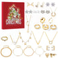 ✨🎅Julrea 50 % rabatt📿24-Delars mysterielåda med julsmycken