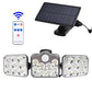 💡💡 Trippel LED Solar vägglampa ✨