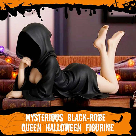 Mysterious Black-Robe Queen Halloween Figurine
