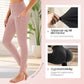 Högmidjade Buthöjande Magkontrollerande Yoga Leggings med Sidficka