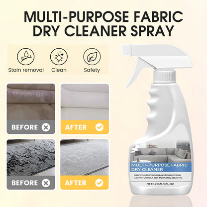 🧼 50 % RABATT NU! ✨ Multifunktionell Kemtvättspray för Tyg – Hjälper Till Att Avlägsna Fläckar & Fräscha Upp Textilier 👕🛋️