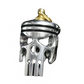 Creative Piston Skull Keychain with Flashlight