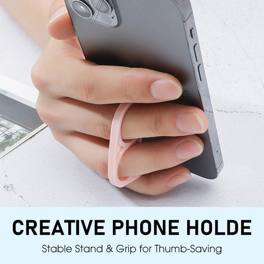 ⏳ Begränsad tid 50% rabatt🔥 Creative Phone Holder: Stable Stand & Grip for Thumb-Saving
