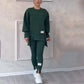 👚69% RABATT NU! 🧘‍♀️ Avslappnat Set med Sweatshirt och Leggings – Bekvämt, Trendigt & Perfekt för Träning eller Avkoppling 🏃‍♀️📦