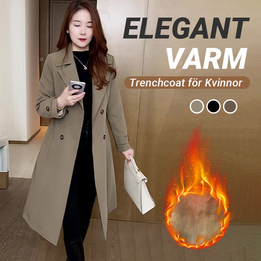 🔥🔥🔥🧥Elegant Varm Trenchcoat för Kvinnor