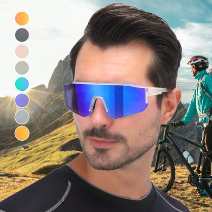 ⏳ Begränsad tid 50% rabatt 🔥 Polariserade UV400-cykelsolglasögon för män och kvinno