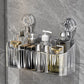 Reusable No-Drill Suction Shower Shelf