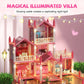 DIY Luminous Princess Castle Dollhouse