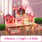 DIY Luminous Princess Castle Dollhouse