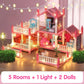 DIY Luminous Princess Castle Dollhouse