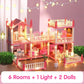 DIY Luminous Princess Castle Dollhouse