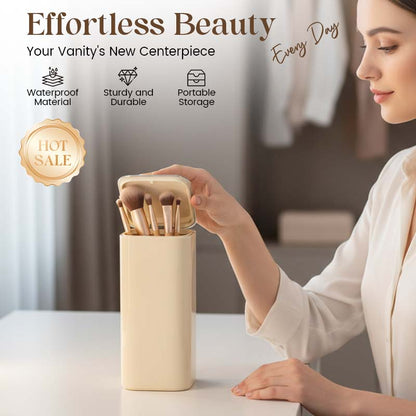 ⏳ Begränsad tid 50% rabatt 💥 Lyftande sminkborsthållare