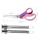 ✂️🔥 50 % RABATT UNDER BEGRÄNSAD TID! Tandad Tygsax – Skapa Snygga Vågliga Kanter på Tyg & Kläder 🧵✨