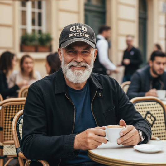 🧢😆 “Gammal? Ingen fara!” – Retro Keps 50% RABATT