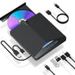 💻🔥 50% RABATT! 7-i-1 Extern DVD-Enhet – USB 3.0 & Type-C