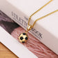 Personalized Name Football Necklace