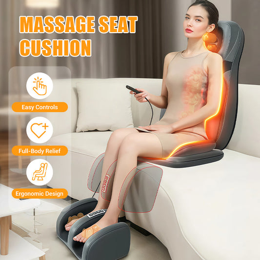 ⭐⭐⭐⭐⭐Multifunktionell massagesitsdyna med uppvärmning❤