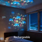 🌊 50% RABATT NU! ✨ Magisk Projektor – Roterande & Dynamisk Ljusbild, Perfekt För Fönster & Vägg, Skapar En Magisk Atmosfär 🐠