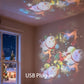 🌊 50% RABATT NU! ✨ Magisk Projektor – Roterande & Dynamisk Ljusbild, Perfekt För Fönster & Vägg, Skapar En Magisk Atmosfär 🐠
