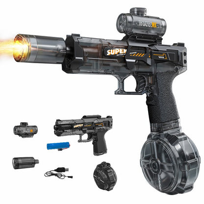 🔫💦🔥 50% RABATT! Elektrisk Vattenpistol – Ice Mouse med Ficklampa