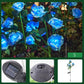 🌹🌞 50% RABATT! Rosformad Solcellslampa för Trädgård