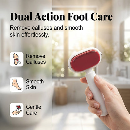 🦶 50 % RABATT NU! ✨ Dubbelsidig Fotfil för Förhårdnader – Effektiv Mot Hård Hud & Torra Hälar 💧🛁