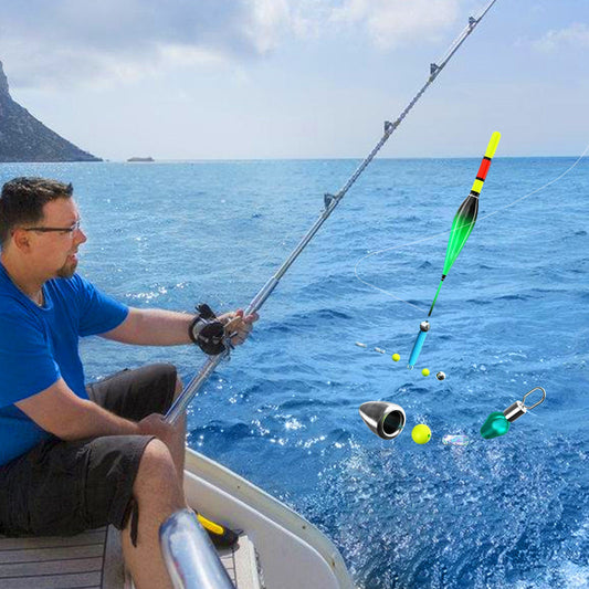 🎣 Automatiskt Fiskeset – Automatisk Bottensökning, 100 m Lina & Självlysande Flöte