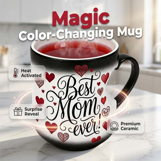 ☕️ Värmekänslig färgskiftande "Bästa mamma"-mugg 💖 Fantastisk mugg, perfekt mors dag-present