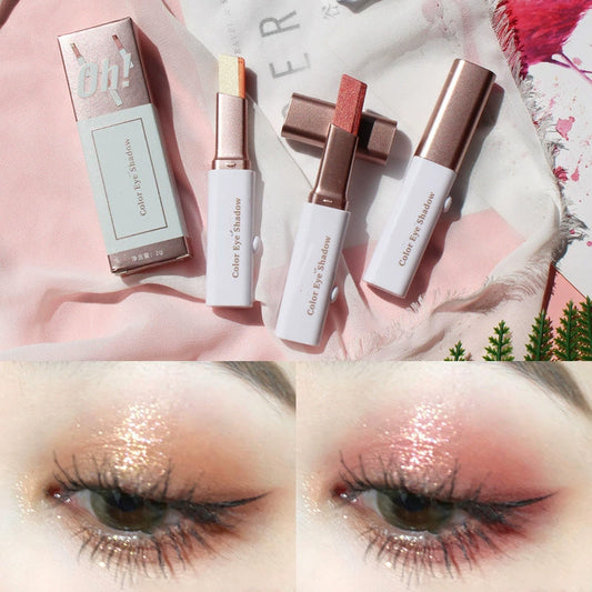✨ 50 % RABATT NU! 💄 Dubbelfärgad Ögonskuggsstick – 6 Färger för Enkla & Naturliga Ögonlooks 👁️