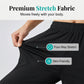 👖 50% RABATT NU!💨 Dam Snabbtorkande Stretch Capribyxor – Andningsbara & Dragkedjeficka – Aktiva Rese- & Yogabyxor 🏃‍♀️