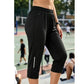 👖 50% RABATT NU!💨 Dam Snabbtorkande Stretch Capribyxor – Andningsbara & Dragkedjeficka – Aktiva Rese- & Yogabyxor 🏃‍♀️