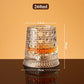 🥛🔥360° roterande whiskyglas