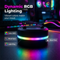 ⏳Tidsbegränsad 55 % rabatt!! ❤️Bärbar Bluetooth-högtalare med RGB-belysning och telefonstativ