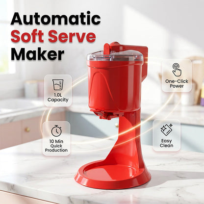 🍦 2026 STORSÄLJARE 🥳 50 000+ SÅLDA! 🔥 50 % RABATT NU! Automatisk Glassmaskin – Hemgjord Glass På Ett Enkelt Sätt ✨