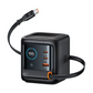 ⚡🔌 100W Snabbladdningskontakt – Utdragbar Kabel, Realtidsdisplay & Multiportsladdning Utan Kabeltrassel