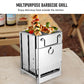 🔥⛺ 50% RABATT! Hopfällbar Grill för Camping & Utomhusgrillning 🍖
